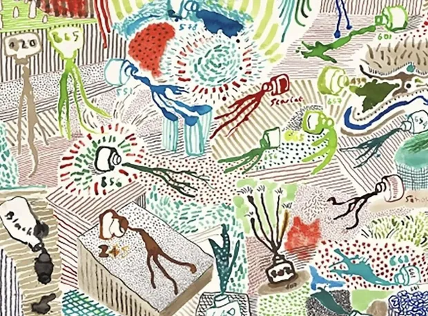 David Hockney Spilt Ink