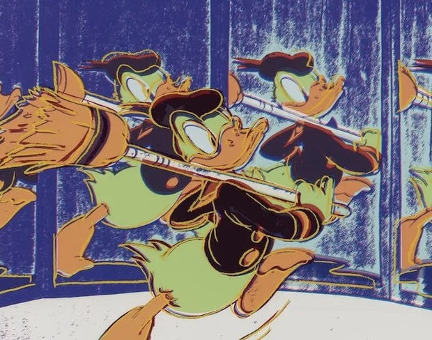 Anniversary Donald Duck Detail