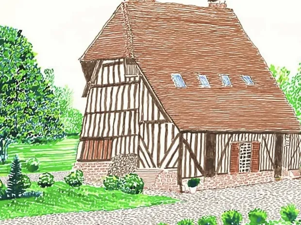 In Front of House Looking West