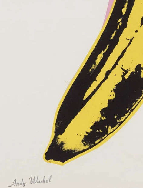 Andy Warhol Banana (F & S II.10) Detail