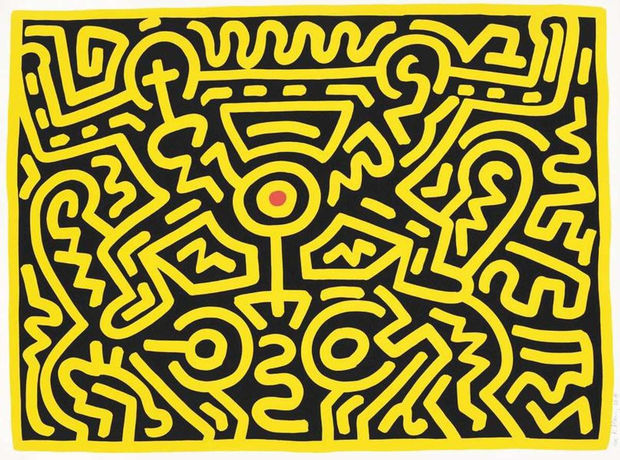 Keith Haring original print at Andkpa