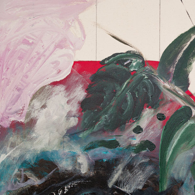 Fruto de pinceladas &aacute;geis, largas e movimentadas, suas pinturas se imp&otilde;em como uma reflex&atilde;o sobre identidade e representa&ccedil;&atilde;o. Nas obras...