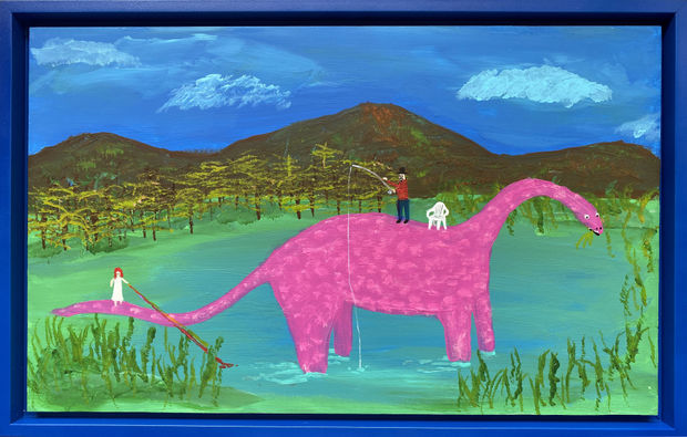 This painting is about showing support to my daughter during lockdown. She has been struggling with isolation and depression, and...