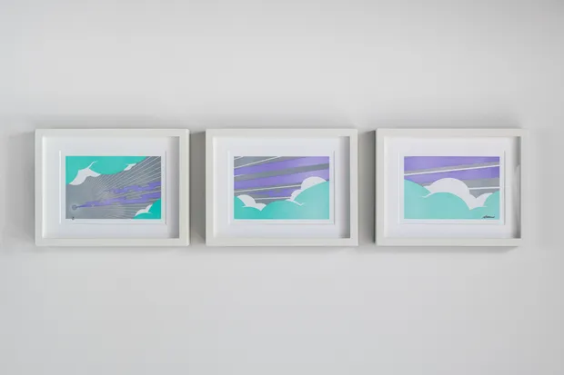 Descending Painting, Edition of Letterpress Printing