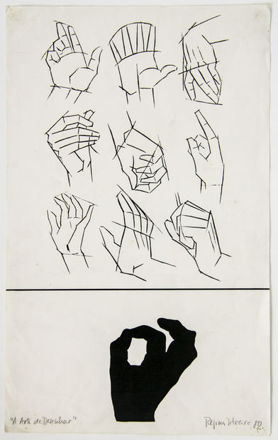 R E G I N A S I L V E I R A &ldquo;A Arte de Desenhar&rdquo;, 1980 fotoc&oacute;pia...