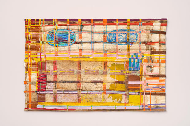 D E L S O N U C H &Ocirc; A &ldquo;Platibanda escotilha&rdquo;, 2023 resina em pigmento de tinta acr&iacute;lica...