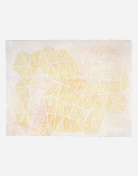 G E G O &ldquo;Sem t&iacute;tulo (aquarela amarela)&rdquo;, 1980 aquarela sobre papel watercolour on paper 56,5 x 75,5 cm 22.24...