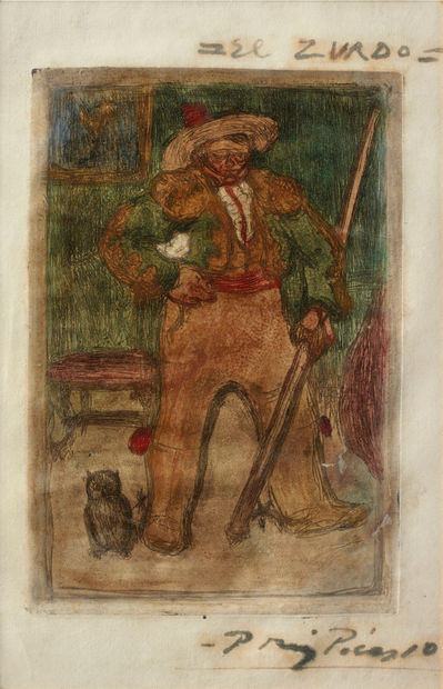 Picasso made Le repas frugal after settling in Paris at a time when his financial situation was troubling. Probably encouraged...