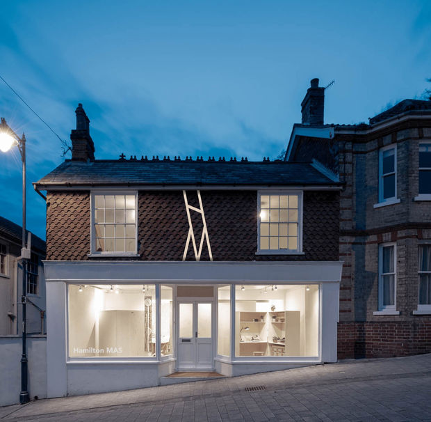 Hamilton MAS is the micro arts space by the sea in Felixstowe, an international shipping town and resort on the...