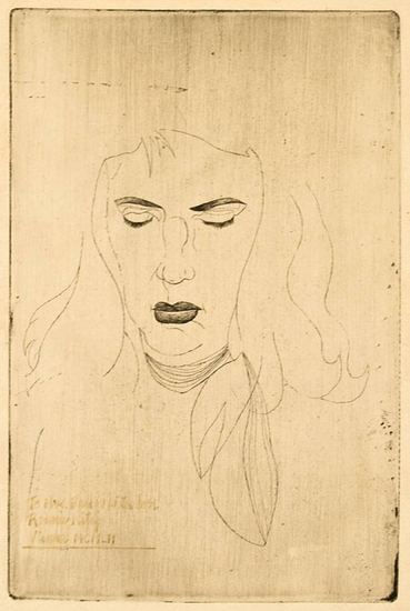 R.B. Kitaj, Hedwig Bacher, 1952