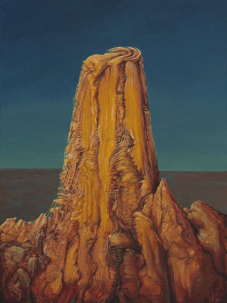 surreal landscape painting by David Welker