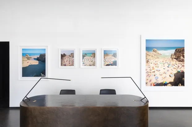 at The Beach group exhibition with Albert Watson works at fine photo art gallery In The Pink in Loulé