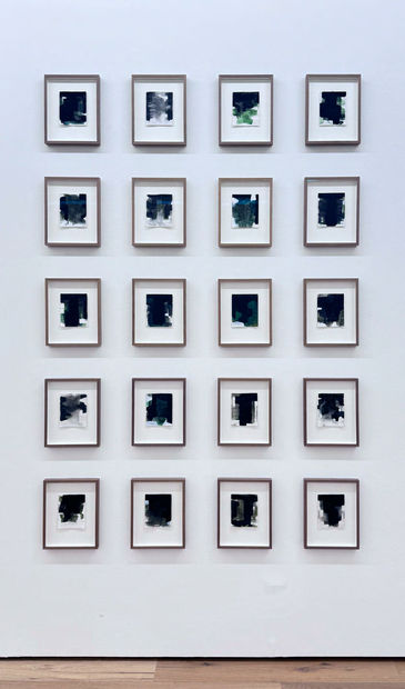 Die kleinen Papierarbeiten, welche hier erstmals gezeigt werden, stehen der grossen Leinwand in nichts nach. Auch hier dominiert Vopavas Idee,...