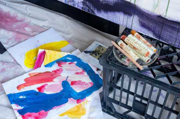 'I&rsquo;m drawn to the in-between&mdash;spaces where things collapse, merge, or transform. It&rsquo;s where the paintings live now: on the edge...