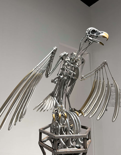 The Nerve Rack (2019) was originally site-specific for the former Ushu Seminary in County Durham. A life-size mechanical eagle was...