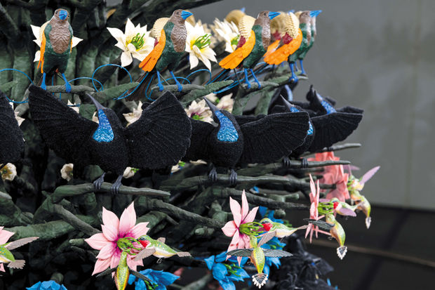 The Centrifugal Soul (2016) is a large-scale zoetrope developed in collaboration with evolutionary psychologist Geoffrey Miller. Referencing the Victorian era&mdash;a...