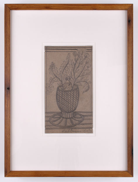 ROSE DESMITH GREENMAN 1898-1983 Boston, MA Seemingly out of nowhere, Greenman (b. Boston, MA), began drawing exultant, radiant vessels and...