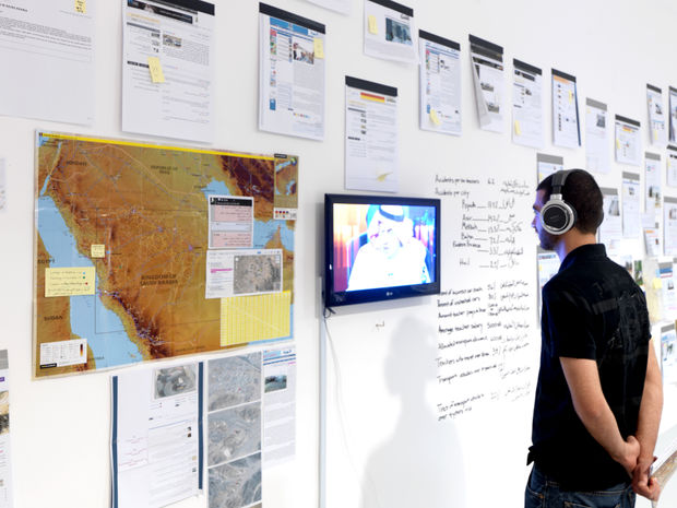 The images of these car crashes always carry traces of what is not included. Just like the articles that omit...