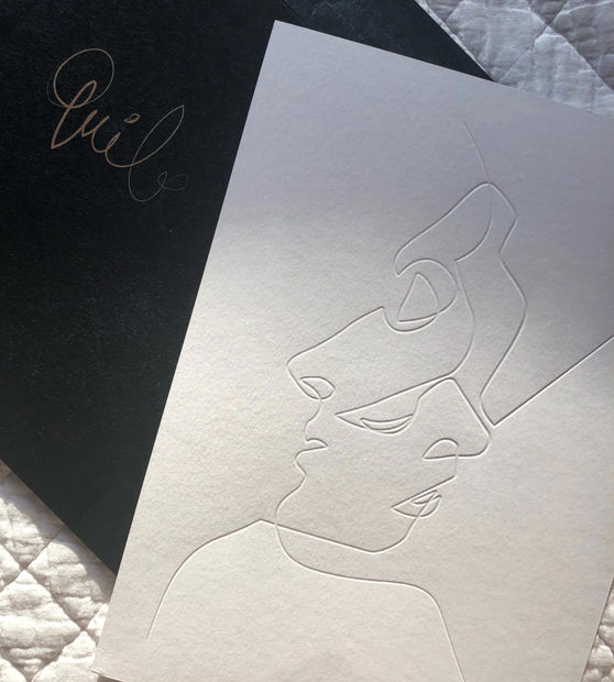 'The theme in my art is always connection&mdash;the way one line, uninterrupted, can connect everything in a piece. It reflects...