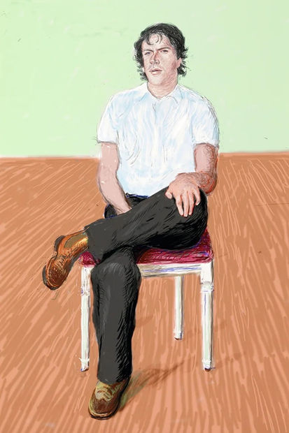 Back to: Computer drawings Jonathan Wilkinson, 2008 is one of Hockney's Computer Portraits as part of the wider Computer Drawings...