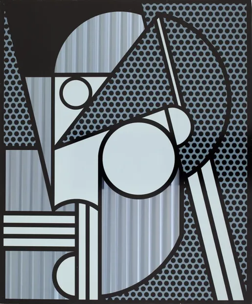 Modern Head #4, 1970 is a lithograph by Roy Lichtenstein