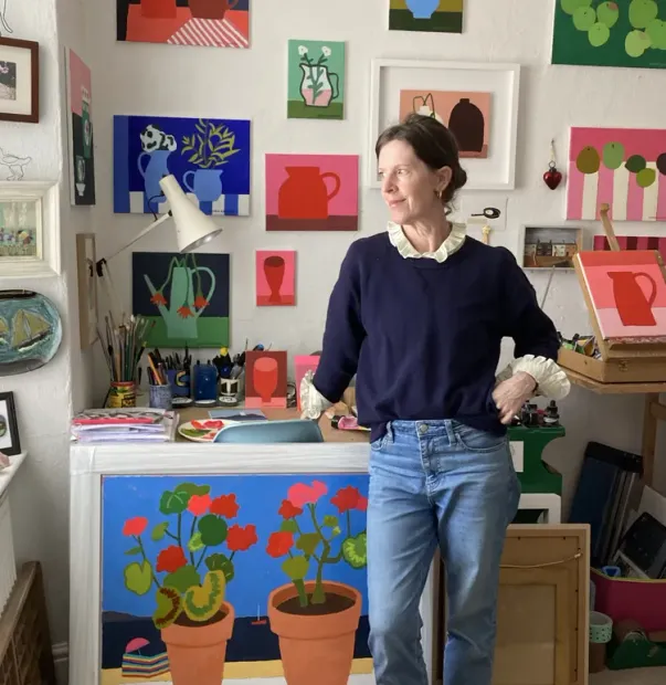 Sophie&rsquo;s paintings bring immediate warmth, colour and character to any space they inhabit. The bold palette and confident compositions work...