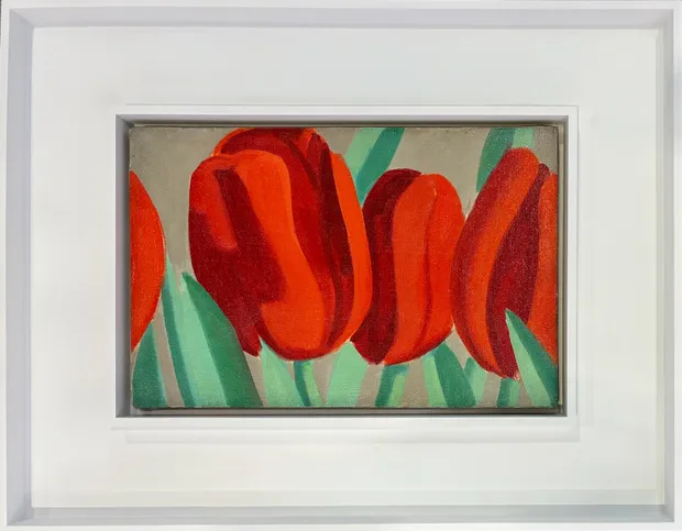 Featured Work, Alex Katz | Red Tulips, 1967