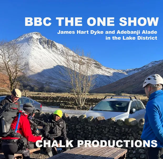 THE ONE SHOW, BBC1, March 2024 James and the presenter and artist Adebanji Alade go on a painting adventure into...