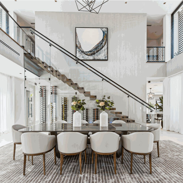 Vesta inside Carousel Fine Art, Luxury Staging inside the Art Gallery