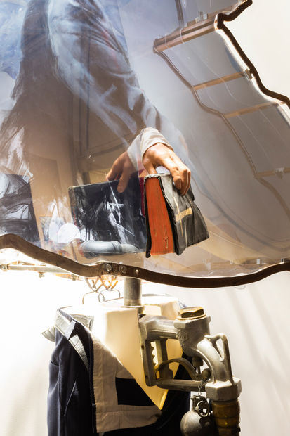 This piece evolved while I was working on it. I wanted to say something about climate change, the threat of...