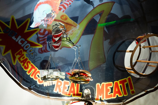 This piece evolved while I was working on it. I wanted to say something about climate change, the threat of...