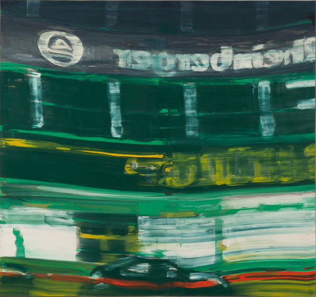 Commenting on the historical influences that have shaped Berlin's culture and sense of design, H&ouml;dicke's broad brushstrokes and emotive color...