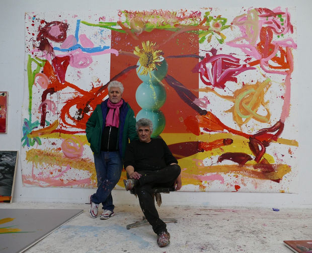 Galindo and Almodóvar worked together over a period of a year to create the Flores de periferia works. Galindo invited...