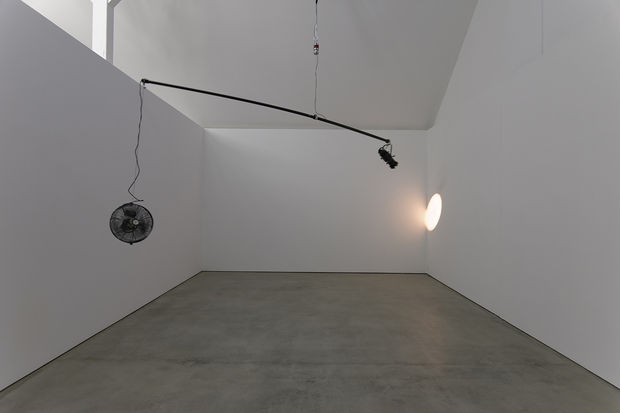 Light ventilator mobile (2002) elaborates on the seeing and sensing processes through an experiment involving movement and light. Mimicking the...