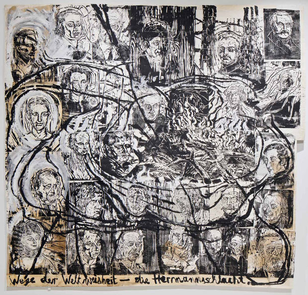 Kiefer began making woodcuts in 1973-74, a medium with deeply rooted associations in Germany to the history of printmaking. Wege...