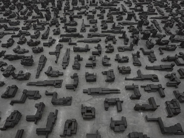 Sleeping Field (2015-2016) is a large-scale installation in which architectural language is used to describe a city made up of...