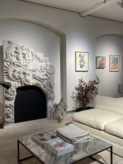 Store interior, Soho, London.