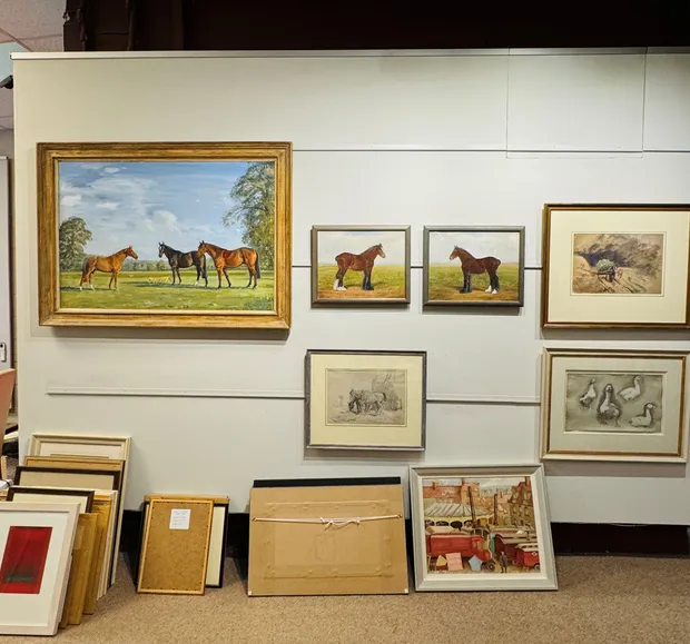 We've just cleared 1,500 sq ft of gallery storage space. And what did we find? Hundreds and hundreds and hundreds...