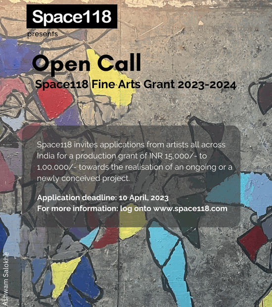 Space118 invites applications from artists all across India, for a production grant towards the realisation of an ongoing or a...