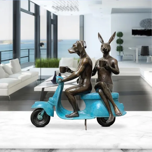 A Wild Ride Together, They Loved Coffee, Riding & Each Other by Gillie and Marc