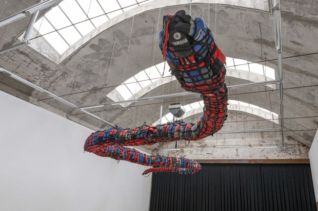 Project space: Ai Wei Wei - Life vest snake (2016) , January 2024 - June 2025