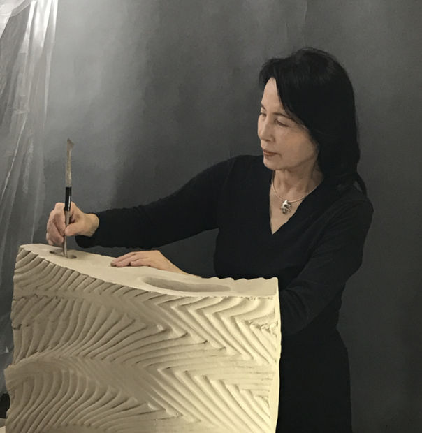 Born Taiwan Hayashi Kaku exploits the malleability of clay to express her ideas through a dynamic series of sculptural works...