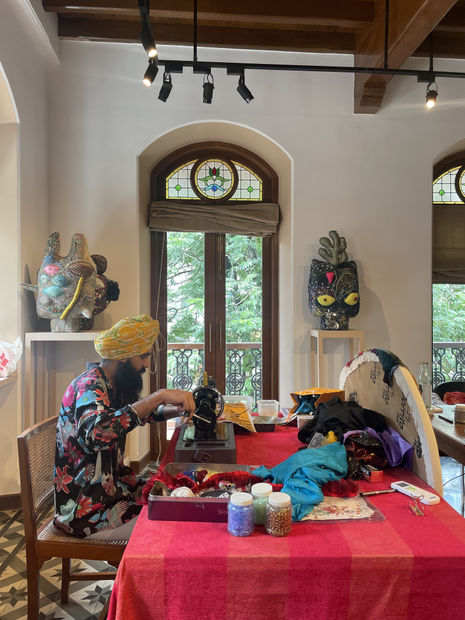 Gurjeet Singh is a 27-year old Chandigarh-based artist who specialises in hand-sewn portraiture and soft sculpture. He grew up in...