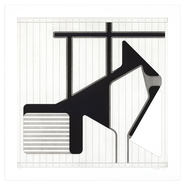 Etching from Jacob Hashimoto's Lemmata series