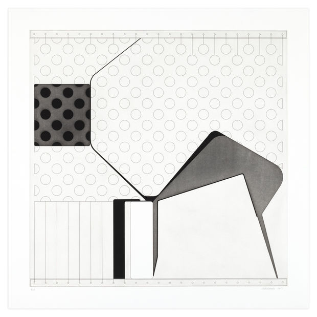 Etching from Jacob Hashimoto's Lemmata series