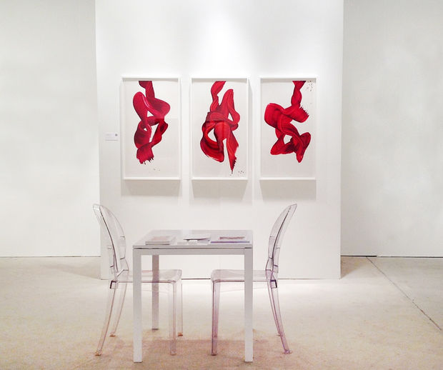 We are just finishing up production on James Nares&rsquo; newest prints at Durham Press, In Three Words, a triptych comprised...