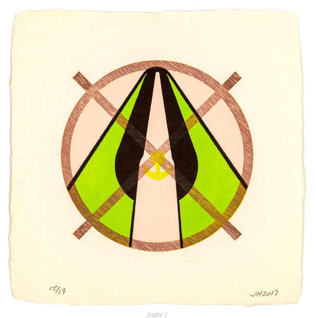 Since 2017, Jacob Hashimoto and Durham Press have been exploring prints which reference the bamboo and paper kites Hashimoto uses...