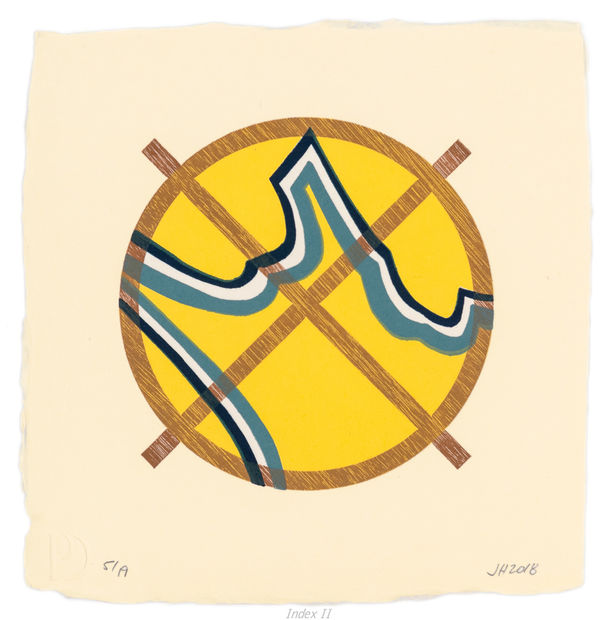 Since 2017, Jacob Hashimoto and Durham Press have been exploring prints which reference the bamboo and paper kites Hashimoto uses...