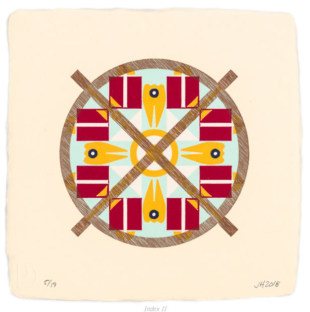 Since 2017, Jacob Hashimoto and Durham Press have been exploring prints which reference the bamboo and paper kites Hashimoto uses...