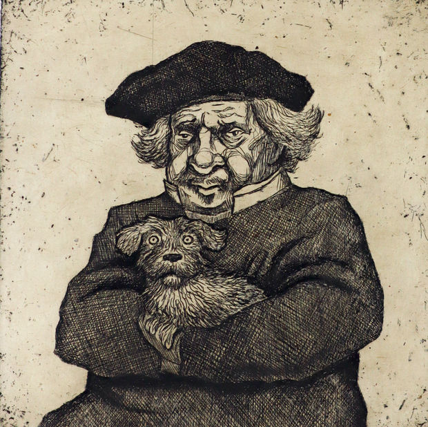 Mychael Barratt, Rembrandt’s Dog IV, 2025